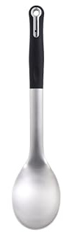 MasterPro FOODIES COLLECTION - Cuchara 32.7x7.1x5 cm Acero Inox + PBT - Revestimiento Antiadherente - Mango Ergonómico - Resistente al Calor - Versátil para Todo Uso