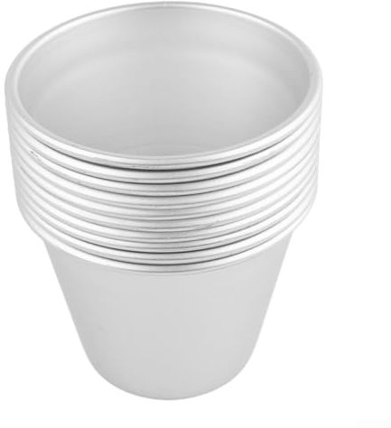 Nonstick Aluminum Alloy Pudding Moulds, 2.2 Inch Diameter, Convenient For Baking Creme Brulee, Custards, Mini Souffles