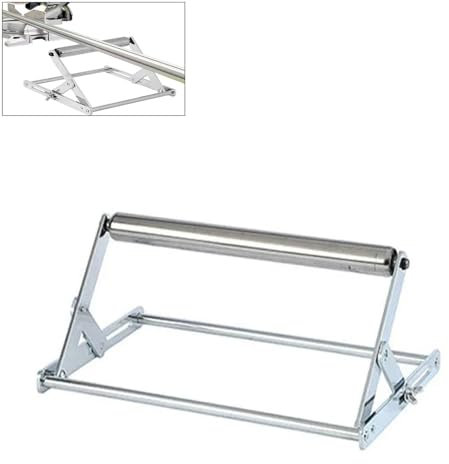 HEYOUTH Marco de Soporte Ajustable para Máquinas de corte,Altura de Soporte de sierra de mesa Ajustable,Caballete de Trabajo para Máquinas de corte de Metales,soporte de trabajo plegable (30CM(1PCS))