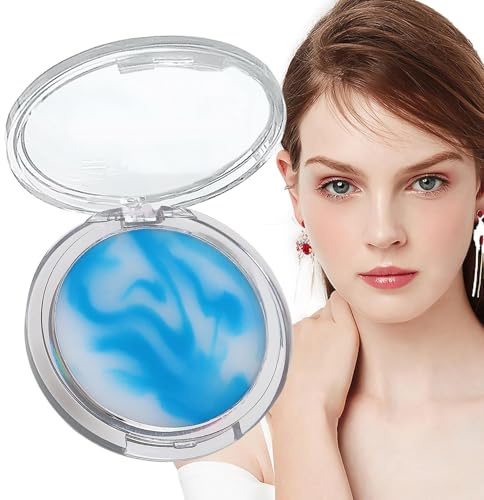 Jelly pressad inställning pulver, ställ in pulvergelé 60g ansiktsmakeup | Naturlig fuktgivande oljekontroll ansiktsmakeupverktyg för kvinnor