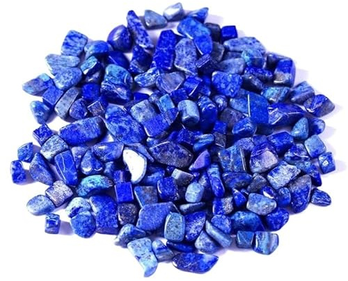 Naturlig Lapis Lazuli Grova Chips 9-12 mm 1 kg, kristallsten för aromaterapi och akvariedekor