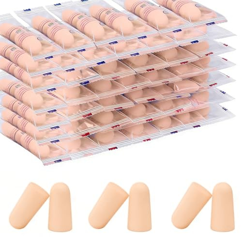 60 paia di tappi per le orecchie per dormire, tappi auricolari super morbidi con cancellazione del rumore SNR 38 dB per la protezione dell'udito, ideali per studiare, lavorare, volare, bloccare i