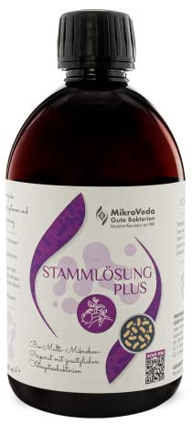 MikroVeda Solution pour souche Plus 0,5 l - Activateur de sol avec micro-organismes efficaces - Agents organiques - 100 % naturels - Engrais biologique végétalien