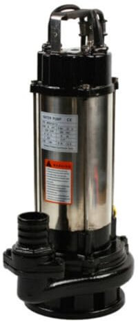 Konfiur 1500W Fäkalienpumpe, 36000 L/H Schmutzwasserpumpe 2 HP Tauchpumpe Abwasserpumpe Schlammpumpe Abwasserpumpe mit Schwimmermax. Hub (Kopf): 72', 22m Max.Q:36 M³/H