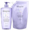 KÉRASTASE Blond Absolu Bain Lumiere 500ml + Refill 500ml - Blondpflege, Aufhellend, Haarpflegeprodukt, Blond Hair Shampoo and Conditioner