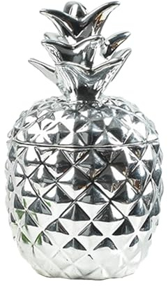 STGBCST Hucha de cerámica con forma de piña, decoración del hogar, piña dorada para decoración del hogar, mesa de comedor, boda, fiesta de cumpleaños (estilo 4)