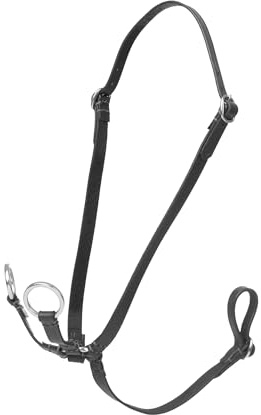 LeMieux Hobby Horse Running Martingale - Marrón - Cuero suave - Ajustable - Adecuado para mayores de 3 años