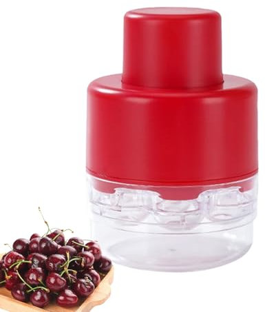 Deshuesador de Cerezas | 7 Agujeros Quitahuesos Portátil,Extraefrutas Para Cocina Camping Hombres Y Mujeres