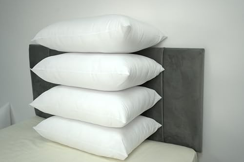 ARLINENS Premium Pillows 4 Pack - 50x75 cm Standard Size Hotel Quality Soft Pillow for Sleeping - Bounce Back Support Bed Pillows - Hypoallergenic Soft Hollow fibre