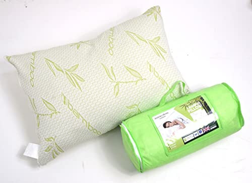 Only Army LTD Cuscino in memory foam in bambù viscoso super comodo e ipoallergenico per alleviare il dolore al collo, regolabile e per dormire (confezione da uno)