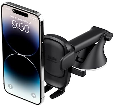 iOttie Easy One Touch 6 Universal Car Mount Dashboard & Windshield Suction Cup Phone Holder for iPhone Samsung, Google, All Smartphones