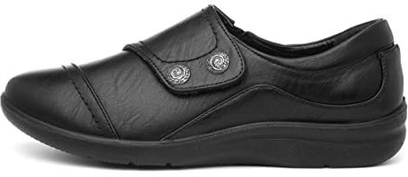 Cushion Walk Rebecca Womens Black Shoe - Size 5 UK - Black
