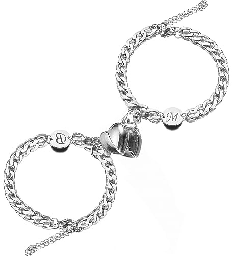 Glimmerday Pulsera Personalizada con Grabado, Con Imagen de Foto de ojo - Como Regalo Personalizado de San Valentín para Hombres, Papás, Cumpleaños, Aniversarios - Pulseras de Pareja