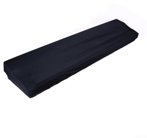 Copertura per tastiera elettronica elastica in spandex con coulisse regolabile per 61, 73, 76 o 88 tasti, morbida e liscia, protezione antipolvere per pianoforti e organi (per tasti 61/73/76)