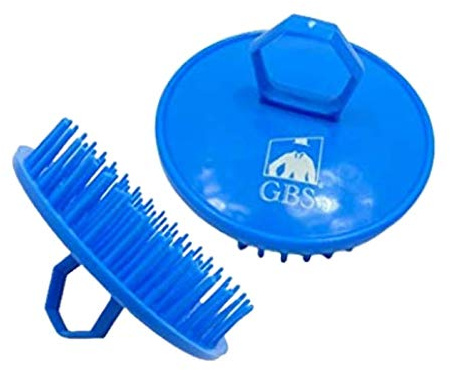 G.B.S Hair Scalp Massager Shampoo Brush-Scalp Brush for Hair Washing, Women, Men & Pet Grooming, Blue
