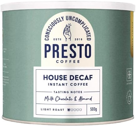 Presto Coffee House Decaf Instant Coffee - 500g