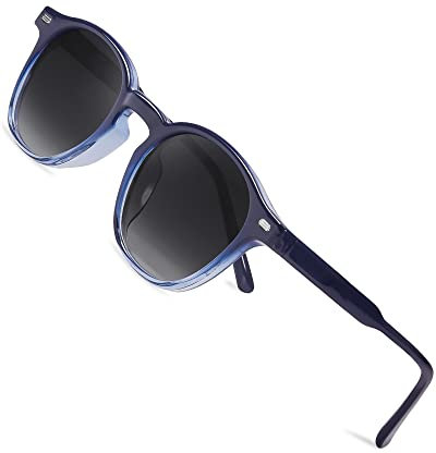 LVIOE Sonnenbrille Damen Rund Retro Polarisiert Runde Sonnenbrillen UV400 Schutz