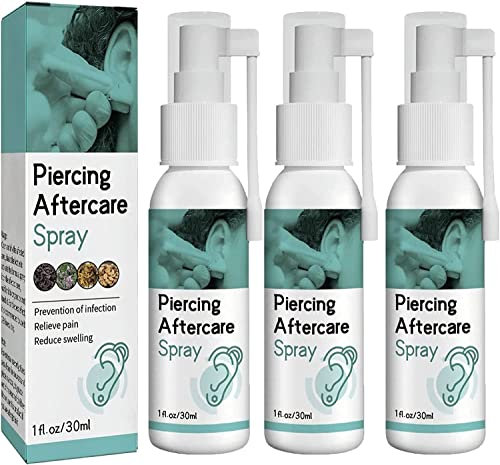 Spray anti blocco cocleare, rimozione anti blocco cocleare, spray rimozione del cerume orecchie rimozione del cerume orecchio, detergente ammorbidente per cera per orecchie (3 pezzi)