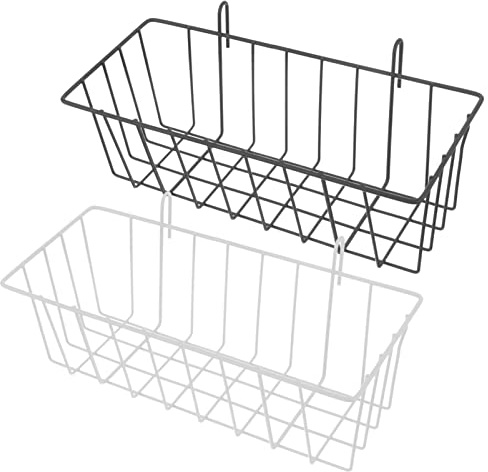 UKCOCO 2 Pièces Râtelier à Foin Lapin Porte-Foin Cage Lapin Mangeoire à pour Cobayes Râtelier à pour Cage à Distributeur De Nourriture pour Fer Forgé