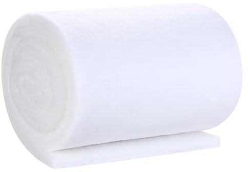 1 Stück Filterwatte Aquarium, Aquarium Filtermaterial 1M Länge x 12CM Breite, Bio-Filter Medium, Filterschwamm Biologische Filterung für Aquarien, Aquarium Schwämme