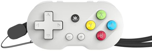 CRKD ATOM - Collectible Keychain Controller for Nintendo Switch, PC, Mac, Mobile and Smart TV (PAL Grey)