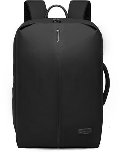 LOVEVOOK Reiserucksack Damen Herren, Handgepäck Rucksack Flugzeug 45x36x20, 15,6 Zoll Laptop Rucksack Große, Wasserdicht Travel Backpack Casual Daypack Kofferrucksack für Arbeit Schule, Schwarz