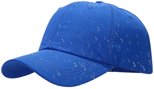 Casquettes de Baseball Imperméable Homme Femme Réglable Sport Extérieur Chapeau Soleil Casquettes de Golf Respirant Casquettes Visières Séchage Rapide Chapeau de Pluie