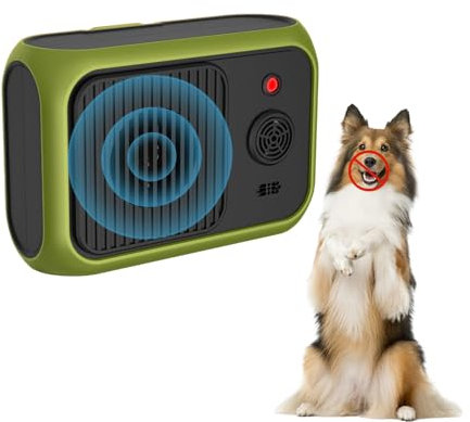 LEMENG EMS Verbesserung gegen Bellen für Hunde,Ultraschall für Hunde, Antibell, automatisches Anti-Bell-Gerät, automatisches Anti-Bell-Gerät, für Hunde mit 3 Modi