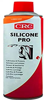 CRC 32695-AA 32695-AA-SILICONE Pro Lubrificante sintetico in silicone Nutre plastiche, gomma, ecc 500 ml, nero