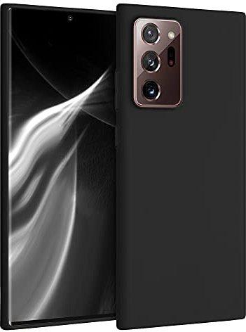 kwmobile Handyhülle für Samsung Galaxy Note 20 Ultra Hülle - TPU Case - Kabelloses Laden - Schutzhülle Cover in Schwarz matt