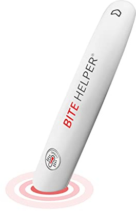 Bite Helper- Mosquito and Bug bite Itch Relief- Award-Winning, Chemical-Free Treatment, Insect Sting and bite Relief. Dermatologist Tested, Bug bite First-aid, Anti-Itch Device (White)