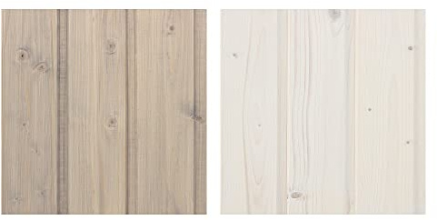 TIMBELA Imprägniermittel-Set für den Anstrich von Holzhäusern - für den Innen- und Außenbereich des Hauses - 5 Liter Weiß + 5 Liter Grau + GESCHENK Pinsel-Set