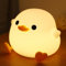 CoolGift Mart Dodo Duck Geschenke - Ente Niedliches Silikon-Nachtlicht, USB aufladbar, Touch-Steuerung, tragbar und wiederaufladbar, dimmbar, ideal zum Stillen, Lesen, Arbeiten & Schlafen für Baby