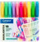 Campus Textmarker mit abgeschrägter Spitze, 10 Stück, Neon- und Pastellfarben, Textmarker auf Wasserbasis (Packung mit 10 Neon- und Pastellfarben)
