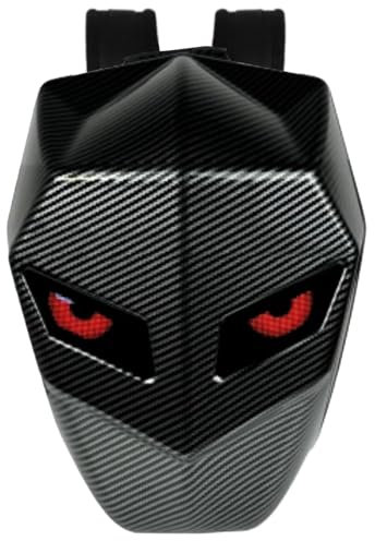 Depisuta LED-Motorradrucksack, Wasserfester Hartschalen-Rucksack mit Hoher Kapazität und Programmierbarem DIY-Bildschirm, Verstellbare Schultergurte, Reithelm-Rucksack für Reisen, Camping