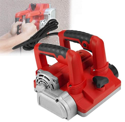 ZHJOPP Sede a Parete da Parete elettrica da 1600 W. Pianificatore di raschiatore a Parete da Mastice, Regolazione della profondità 0-4 mm, pianta elettrica