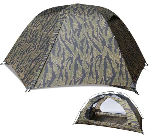 Hill Zero Camping Tent Backpacking Tent CAMO, Scout Portable Ultralight 3 Season Tent Waterproof for 2 Person Hiking, Mountaineering, Trekking