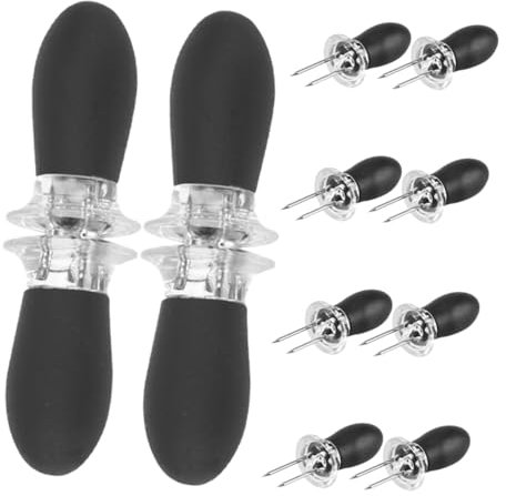 TOYANDONA 12pièces Porte-épis de Maïs Réutilisable Fourchette à Barbecue Compacte Multifonction pour Cuisine Accessoire Pratique Petite pour Pique- et Camping