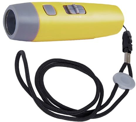 Silbato de mano, funciona con pilas, 3 tonos, silbato fuerte para profesores con cordón, para baloncesto, voleibol, entrenamiento, camping, senderismo, supervivencia, árbitro salvavidas
