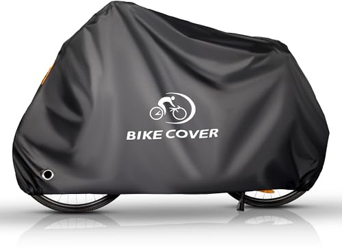 Funda Bicicleta, Funda Bici Cubre Bicicleta con Peso Pesado Oxford 300D, Funda Bicicleta Exterior con Protección Contra la lluvia, el Polvo y los Rayos UV, para Carretera Niño Electrica MTB BTT