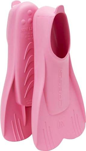 Cressi Mini Light Fins - Kurze Unisex-Kinderflossen zum Tauchen, Schnorcheln und Schwimmen, Rosa, 25/28