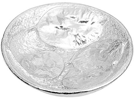 Les Etains de Jumilhac Bol à Bibelots Monnaie du Pape, Vide-Poches ou Bol à Bagues Monnaie du Pape. Fait Main en Etain. Fabrication Artisanale Francaise, par William Sturt