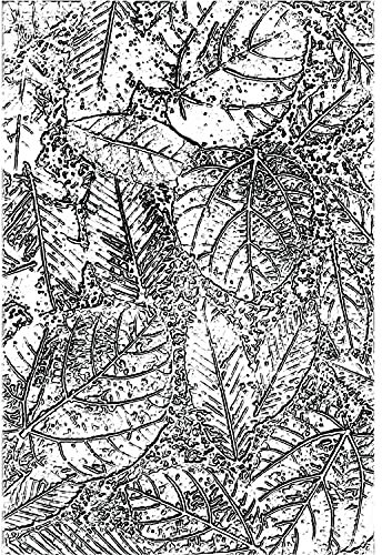 Sizzix 3–D Texture Fades Embossing Folder Foliage von Tim Holtz, 665252