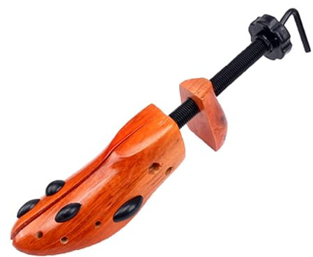 AioTio Scarpe Allarga Espansore Scarpe Legno Regolabile Scarpe Operazione Facile Allunga per Uomo e Donna Allarga Forma Scarpe-M(39-41 EU)