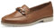 Tamaris Damen Slipper, Frauen Slip On,TOUCHit-Fußbett,Freizeit,Slipper,Mokassins,Halbschuhe,Slip-ons,Slides,Loafer,Cognac Leather,42 EU