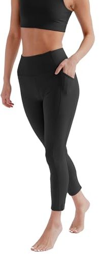 Girlfriend Collective Women's Sports Leggings, 7/8 Length, Pocket High-Rise Yoga Leggings