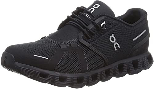On Men's Cloud 5 Running Shoes, Schwarz/Schwarz, 45 EU