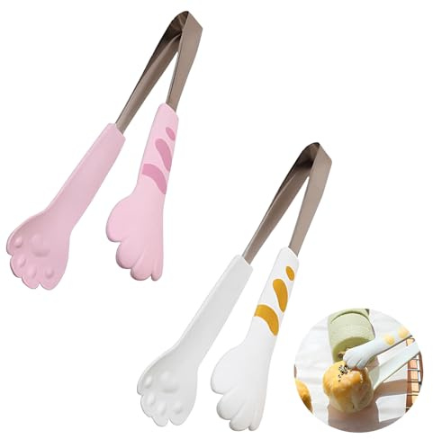2 Piezas Pinzas De Buffet, Pinzas De Cocina, Pinzas De Alimentos De Servir, Pinzas Para Ensalada Carne, Pinzas Para Dulces, Pinzas De Cocina Con Forma Para Cocinar, Asar, Buffet, Bistec, Pan