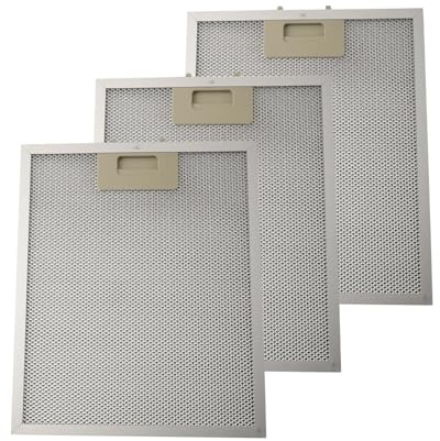 eufeifeiegds Filtros de campana extractora de 3 piezas, filtro de ventilación de malla metálica de 30 x 25 cm, filtro de aceite for campanas extractoras de cocina, antigrasa, algodón wefeiegds