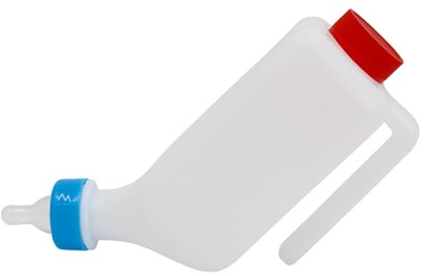 Ocastuted Biberons pour chèvre, 800 ml, biberon d'allaitement pour agneau, petits animaux, outil d'élevage avec échelle pour chèvre, vache, mouton, petits animaux